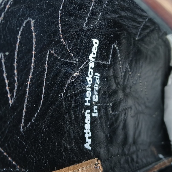 LUCCHESE Charlie 1 Horse Handcrafted In Brazil Boot Sz 9B - Picture 5 of 12